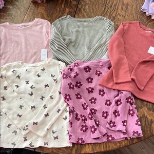 Set of 5 Long Sleeve Toddler Shirts